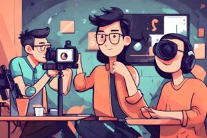 colaborar creadores contenidos videos